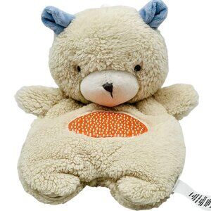 Ingenuity Nate Teddy Bear Premium Soft Plush Soothing Bean Bag Lovey Flat